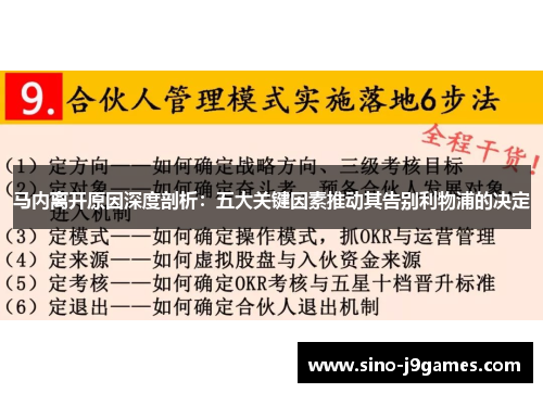 马内离开原因深度剖析：五大关键因素推动其告别利物浦的决定